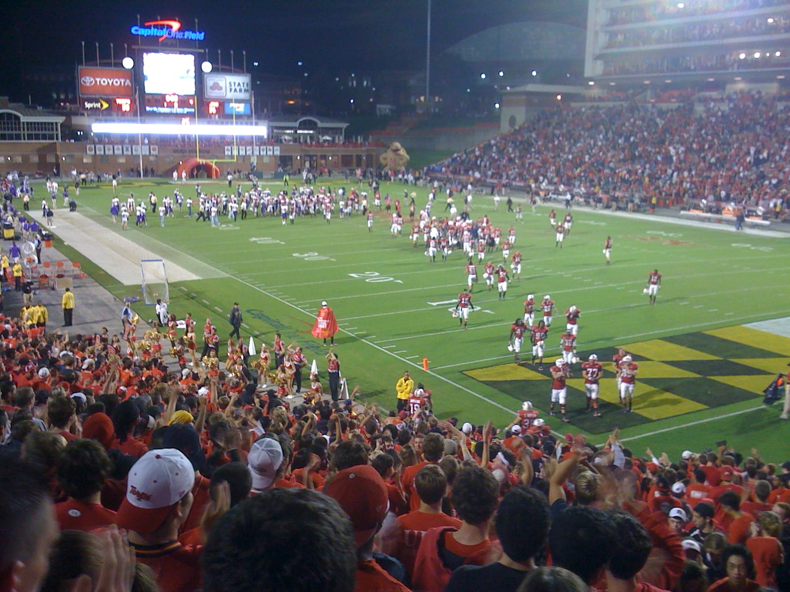 Maryland Terrapins - opening game - College Park, Maryland