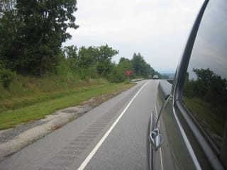 Driving back from Hot Springs, NC