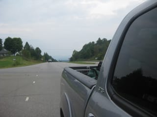 Driving back from Hot Springs, NC