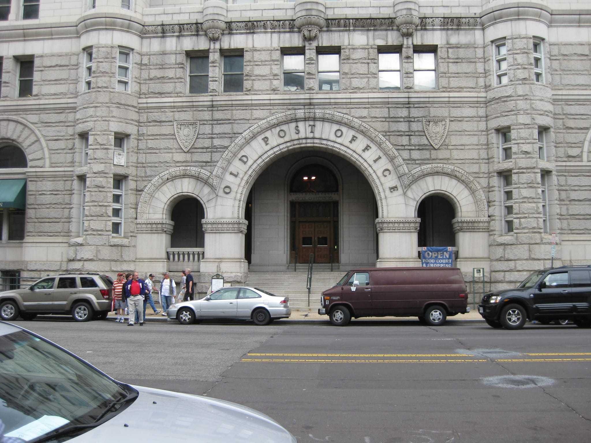 Colin in front of the Old Post Office