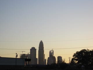 Charlotte Skyline from the Amtrak station