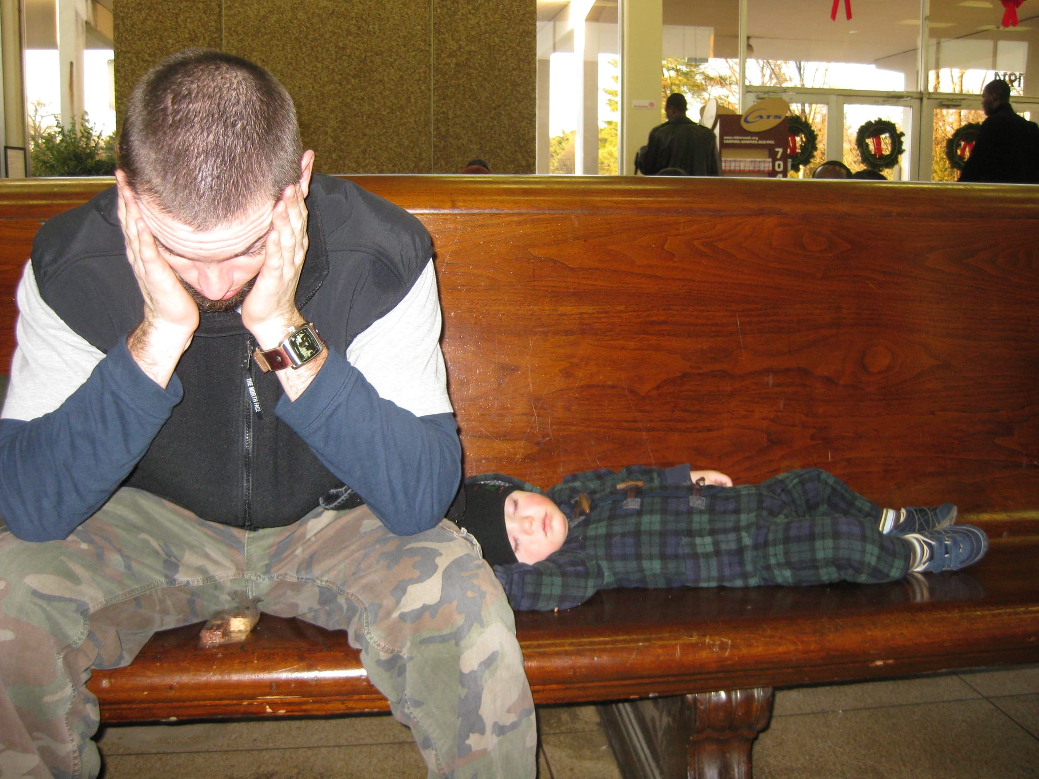 Jimmy and Robert are worn out