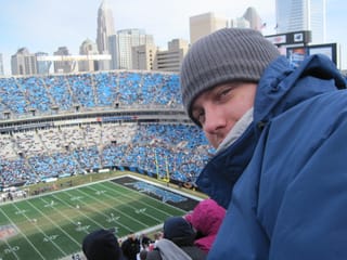 Chris at Last Panthers game of the 2009/2010 season