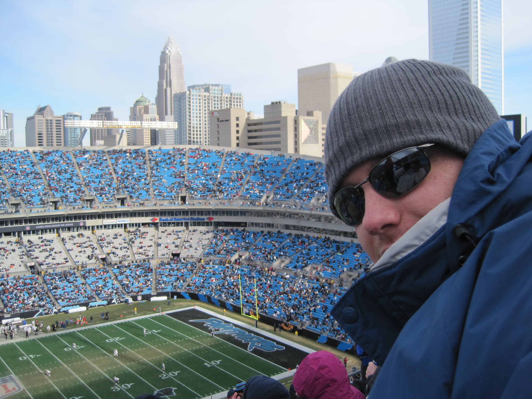 Chris at Last Panthers game of the 2009/2010 season