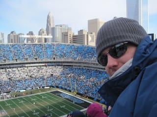 Chris at Last Panthers game of the 2009/2010 season