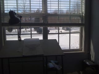 View from my desk at home