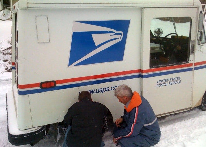Lucas saves the postal service