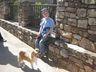 William with a doggie