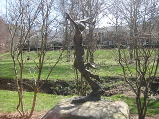 Statue in the park that Will took a pic of