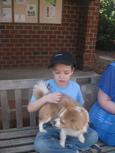 Will and Chloe before leaving the park