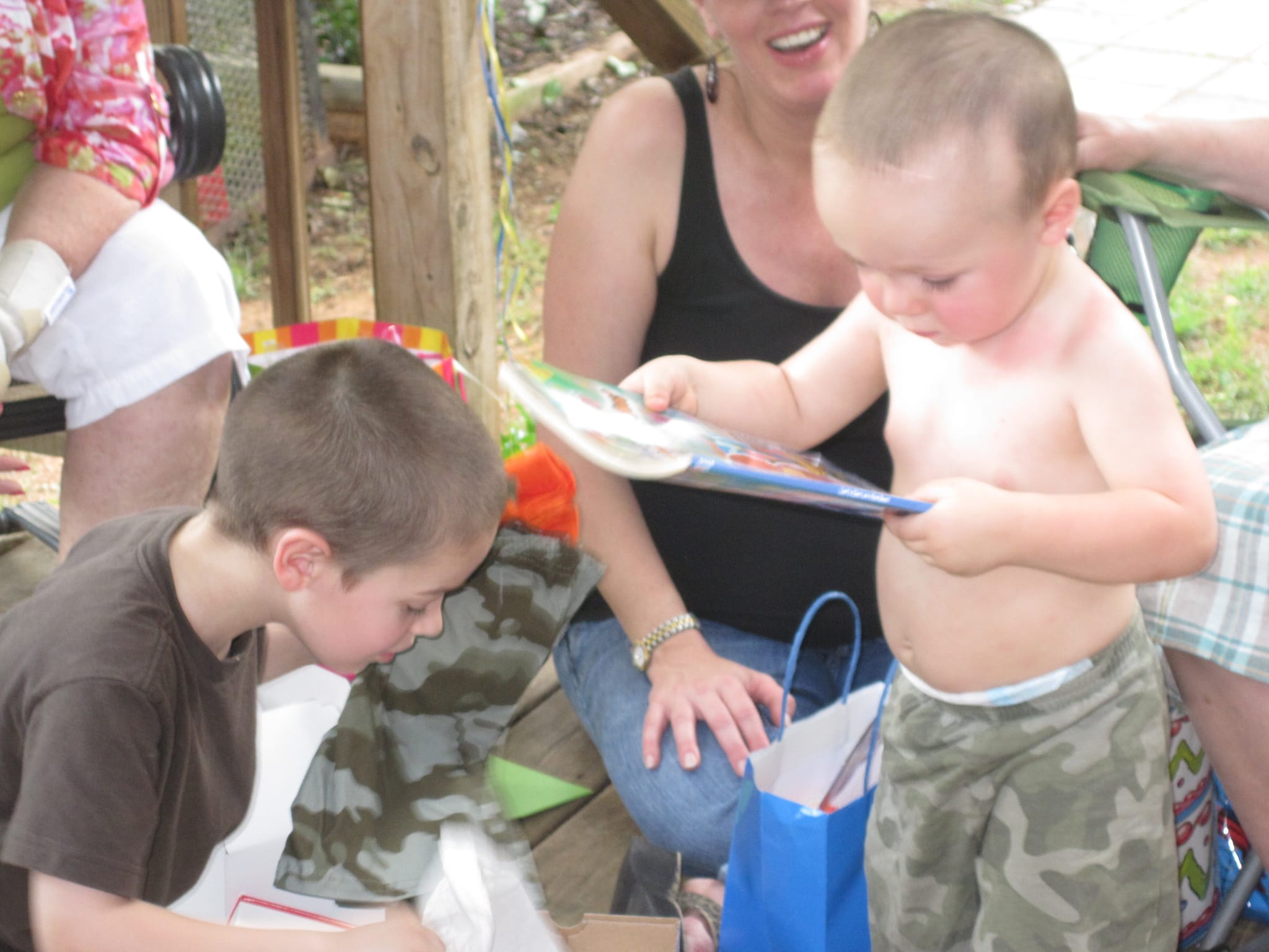William opening presents