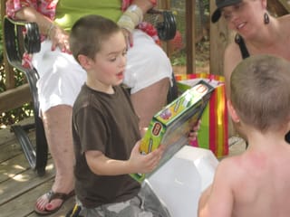 William opening presents