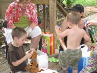 William opening presents