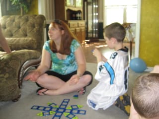 Playing with magnetic blocks