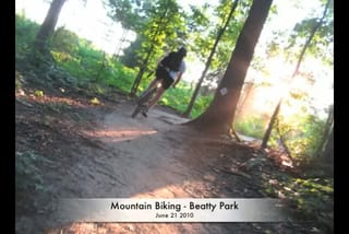 Mountain Bike Crash at Francis Beatty Park, South Charlotte, NC