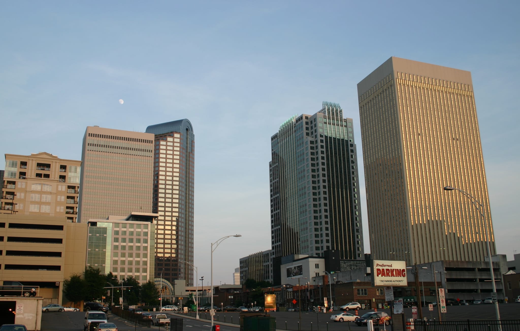 Uptown Charlotte, from the East