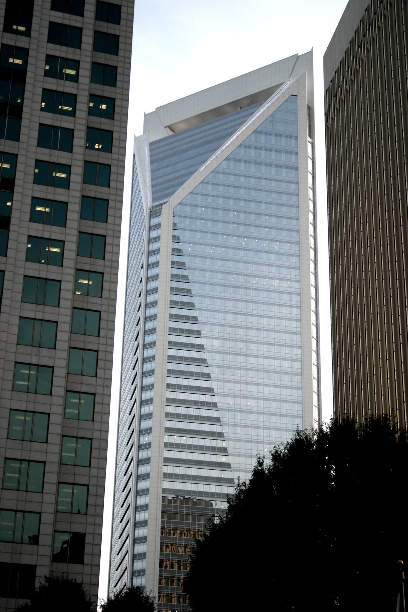 Duke Energy building from the plaza