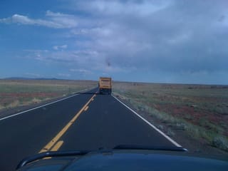 Following the Penske Truck Through Coconino County, Arizona