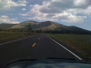 Driving through Coconino Counry, Arizona