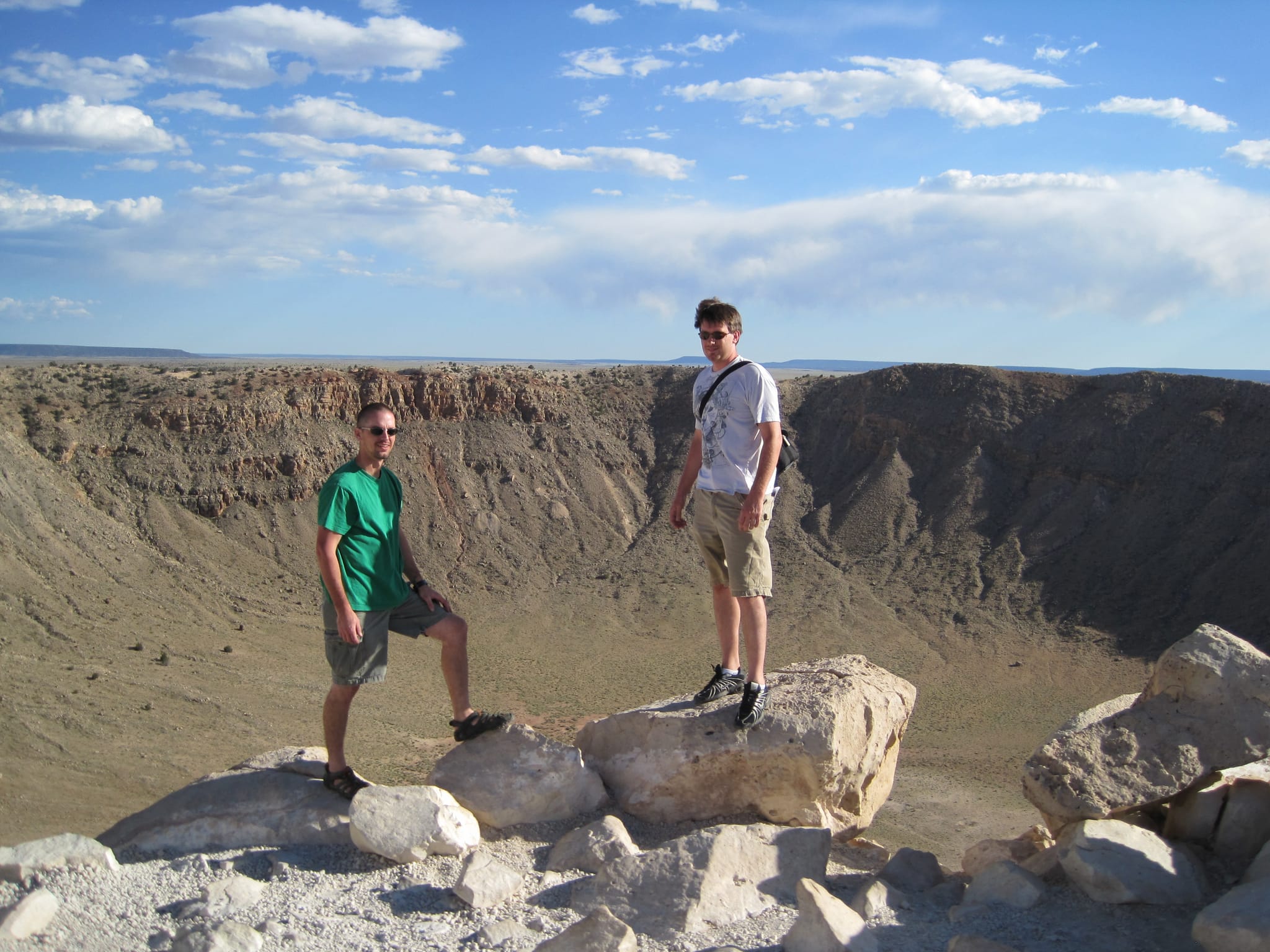 Brothers at the Crater