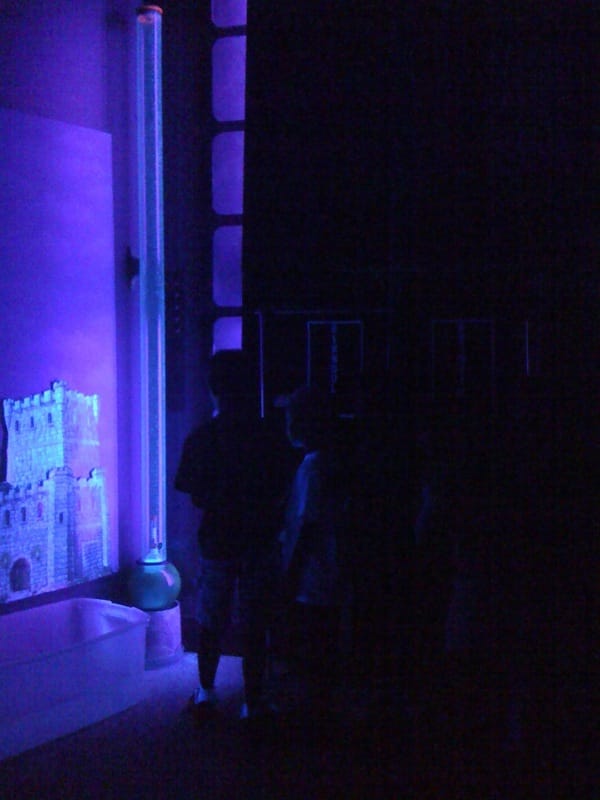 Mentos and Seltzer glowing