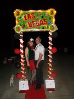 Brittany and Pilot Imposter  - Chris's 29th Birthday Party