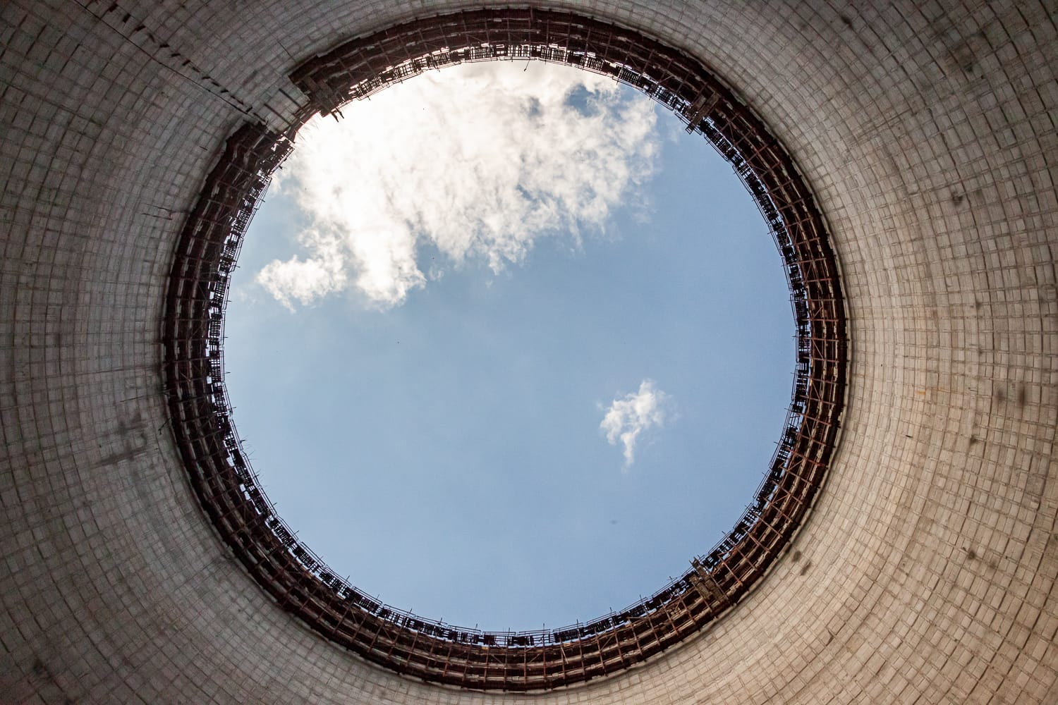 Cooling Tower #5 - looking up - small