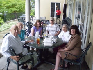 Uncle Dude, Aunt Melba, Aunt Gail, Chris, Grandmama, and Mom