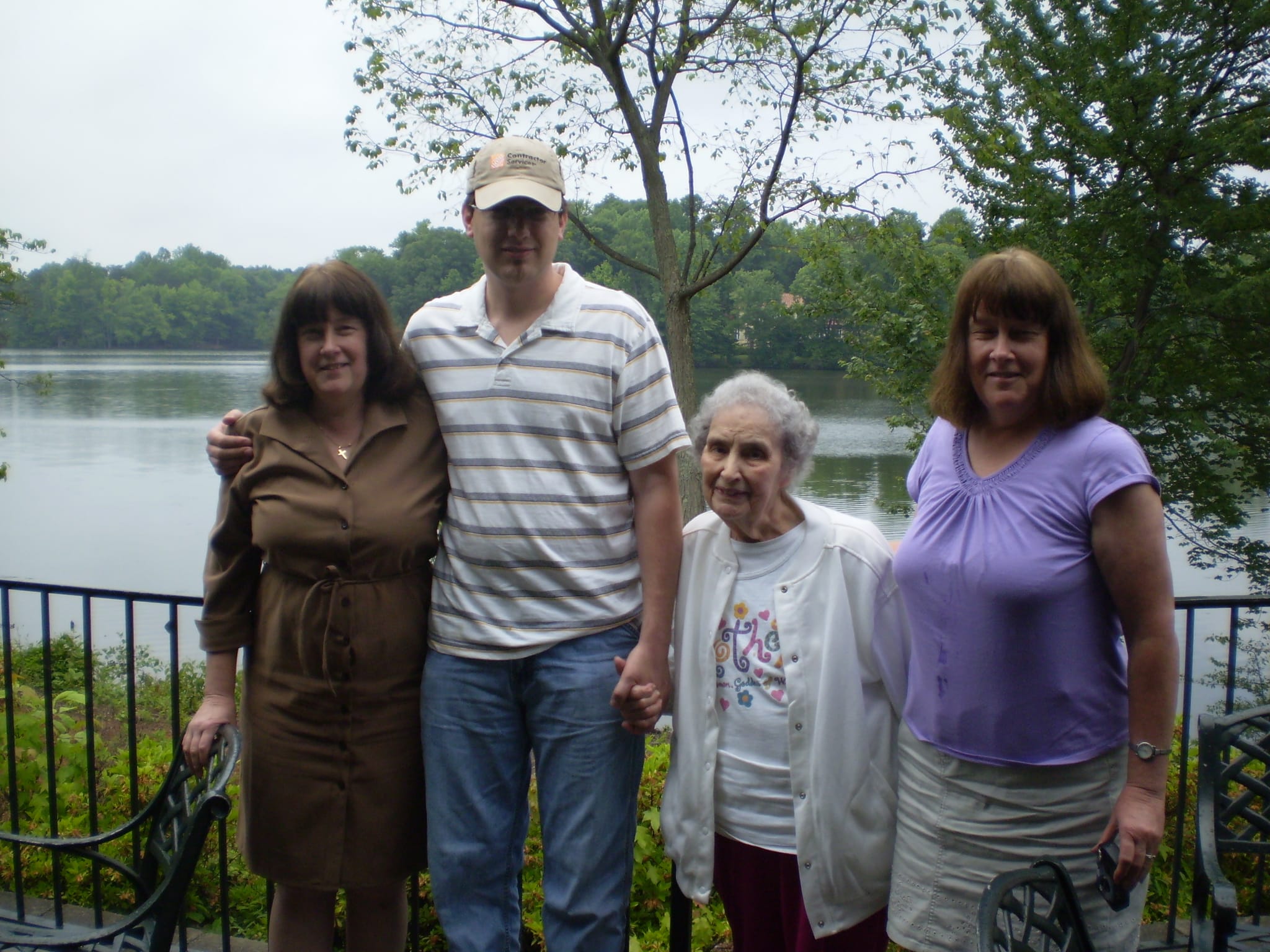 Mom, Chris, Grandmama, and Aunt Gail