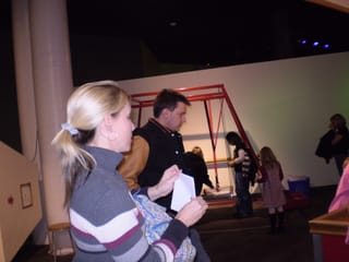 Mary and Chris at Discovery Place in Charlotte, NC