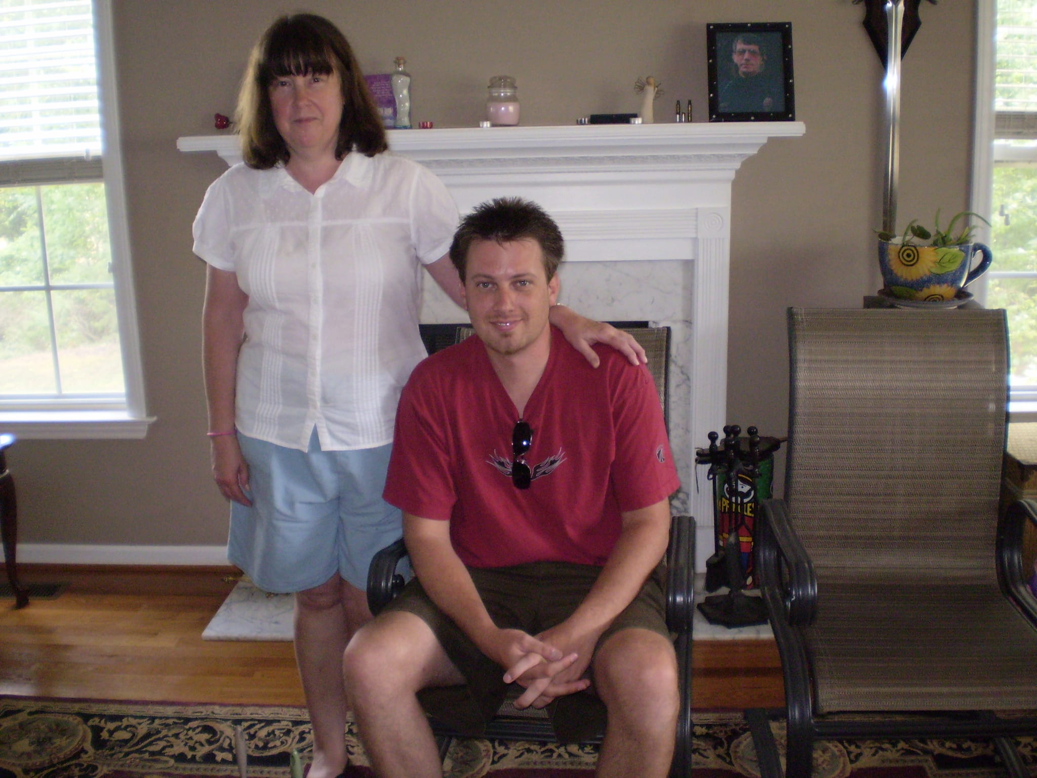Mom & Chris - Chris's Birthday 2009
