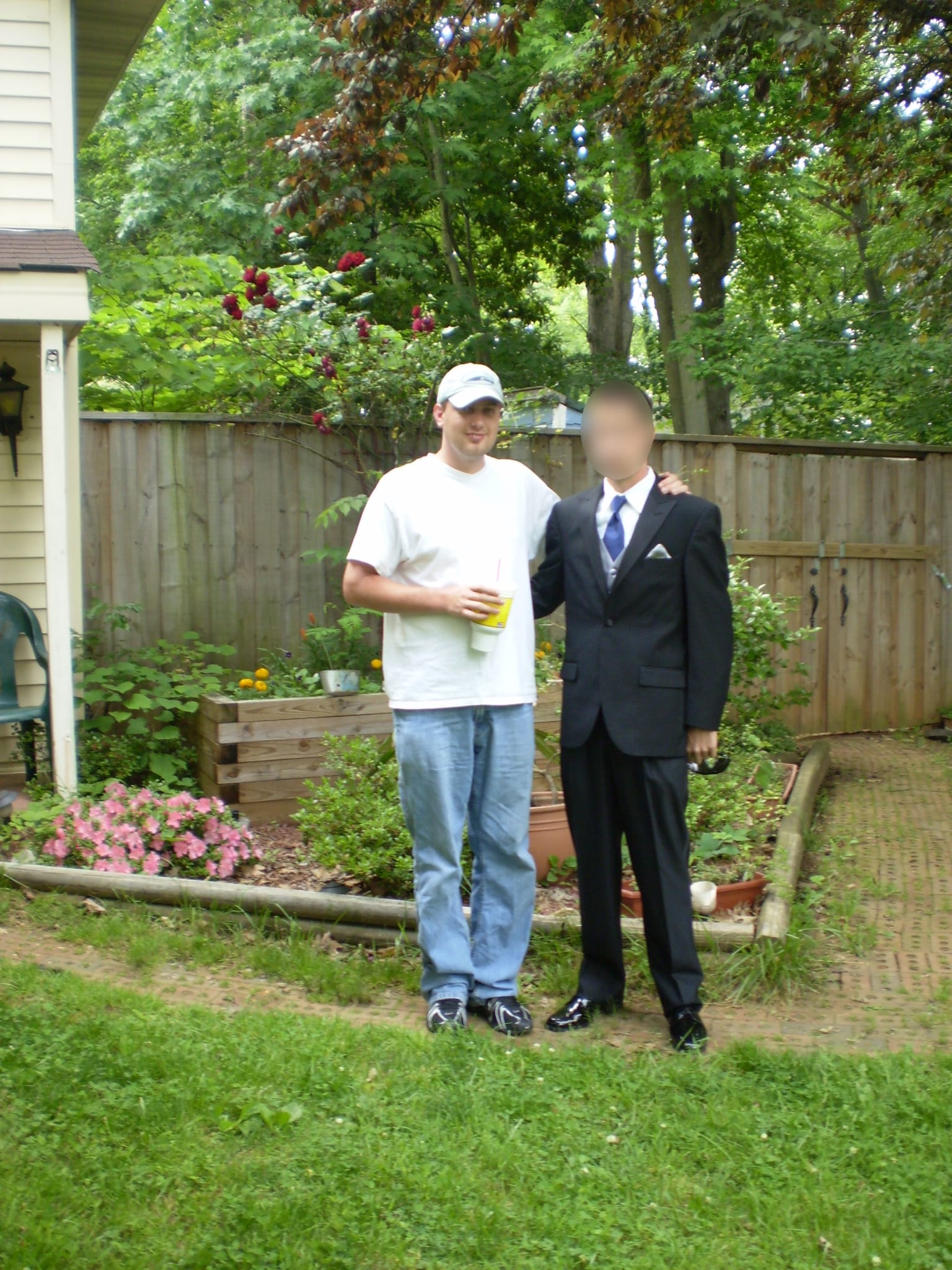 Formal Batman & Casual Me at Mom's