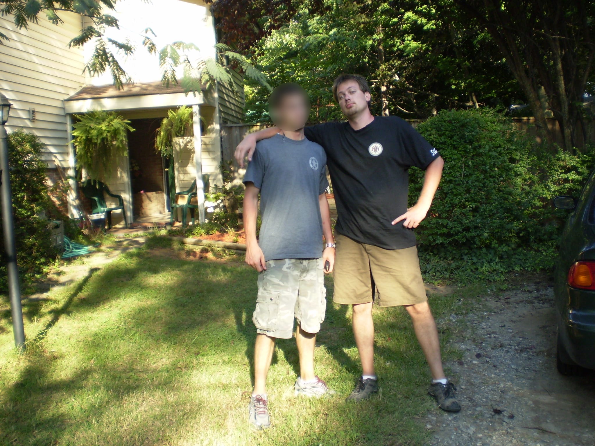 Batman & Me at Mom's