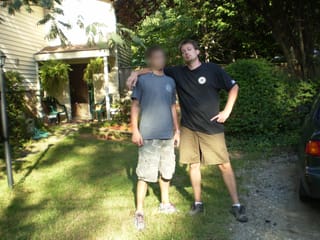Batman & Me at Mom's