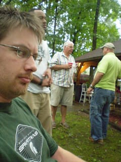Chris at the Picnic Shelter