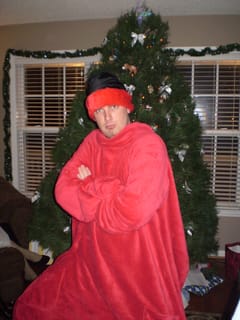 It's a snuggy foo!