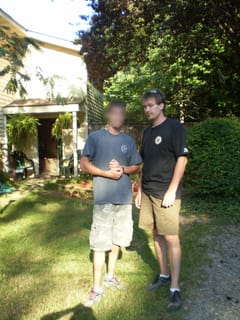 Batman & Me at Mom's