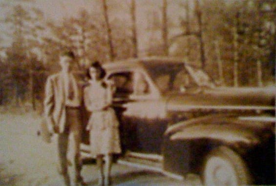My Grandparents first date - April 1947