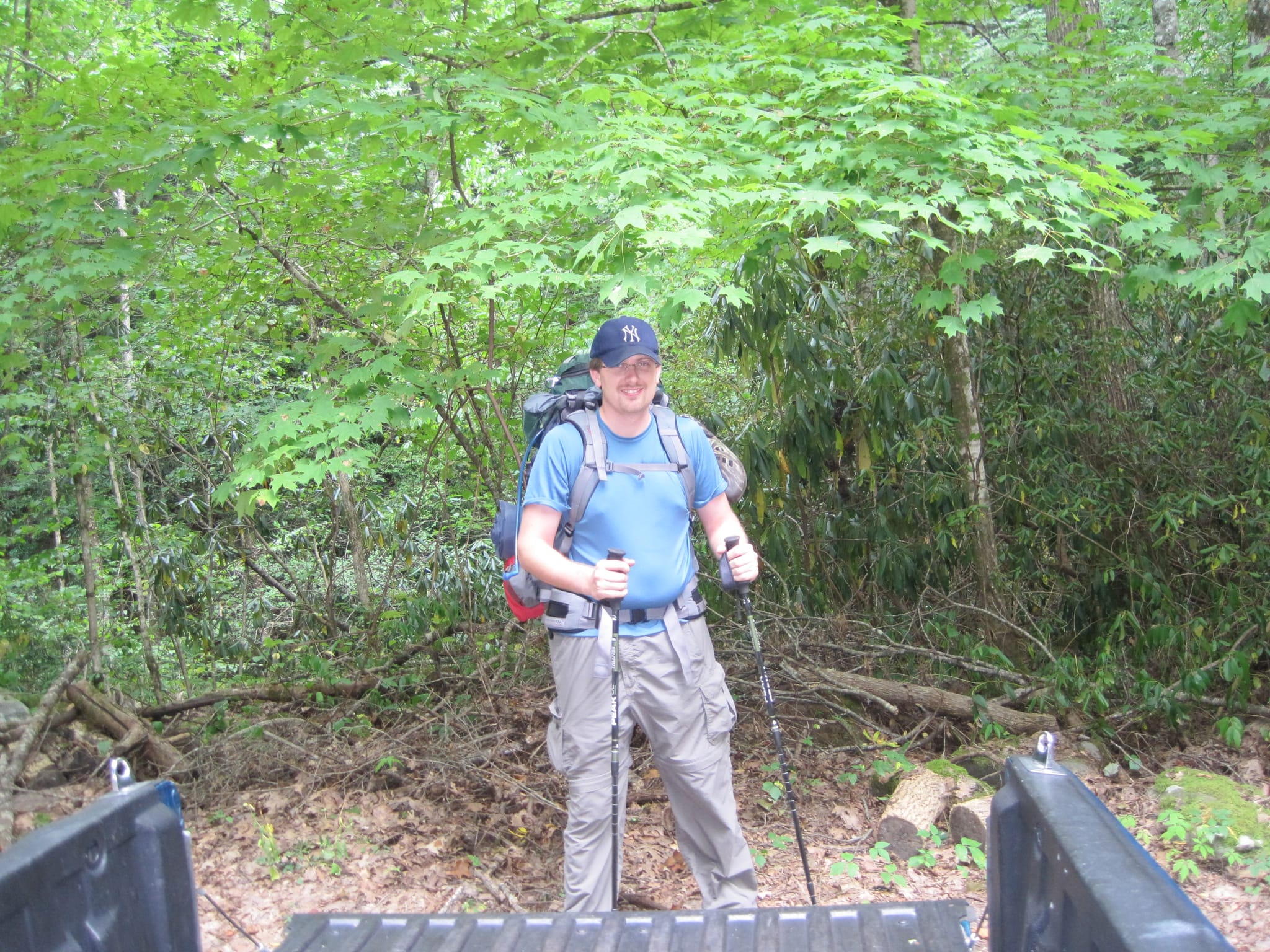 Starting out - Hazel Creek Hike - Great Smoky Mountains, NC 1