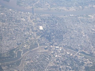 Philadelphia - View from the plane headed to Newark, NJ (EWR)