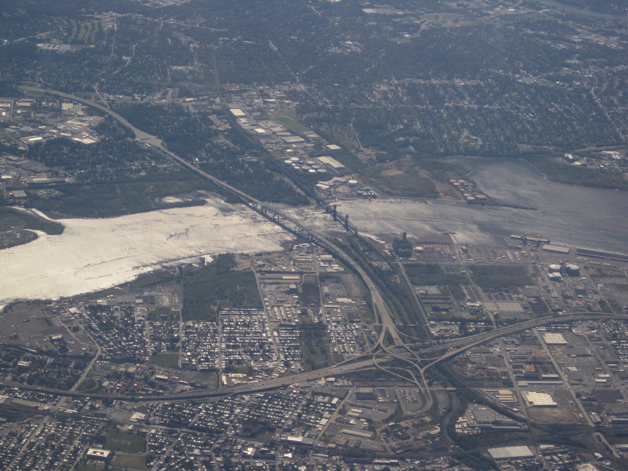 View from the plane headed to Newark, NJ