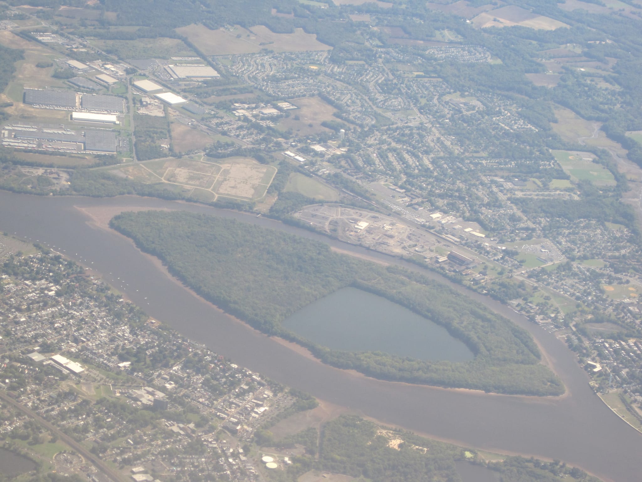 View from the plane headed to Newark, NJ
