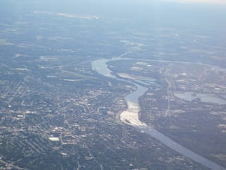 View from the plane headed to Newark, NJ