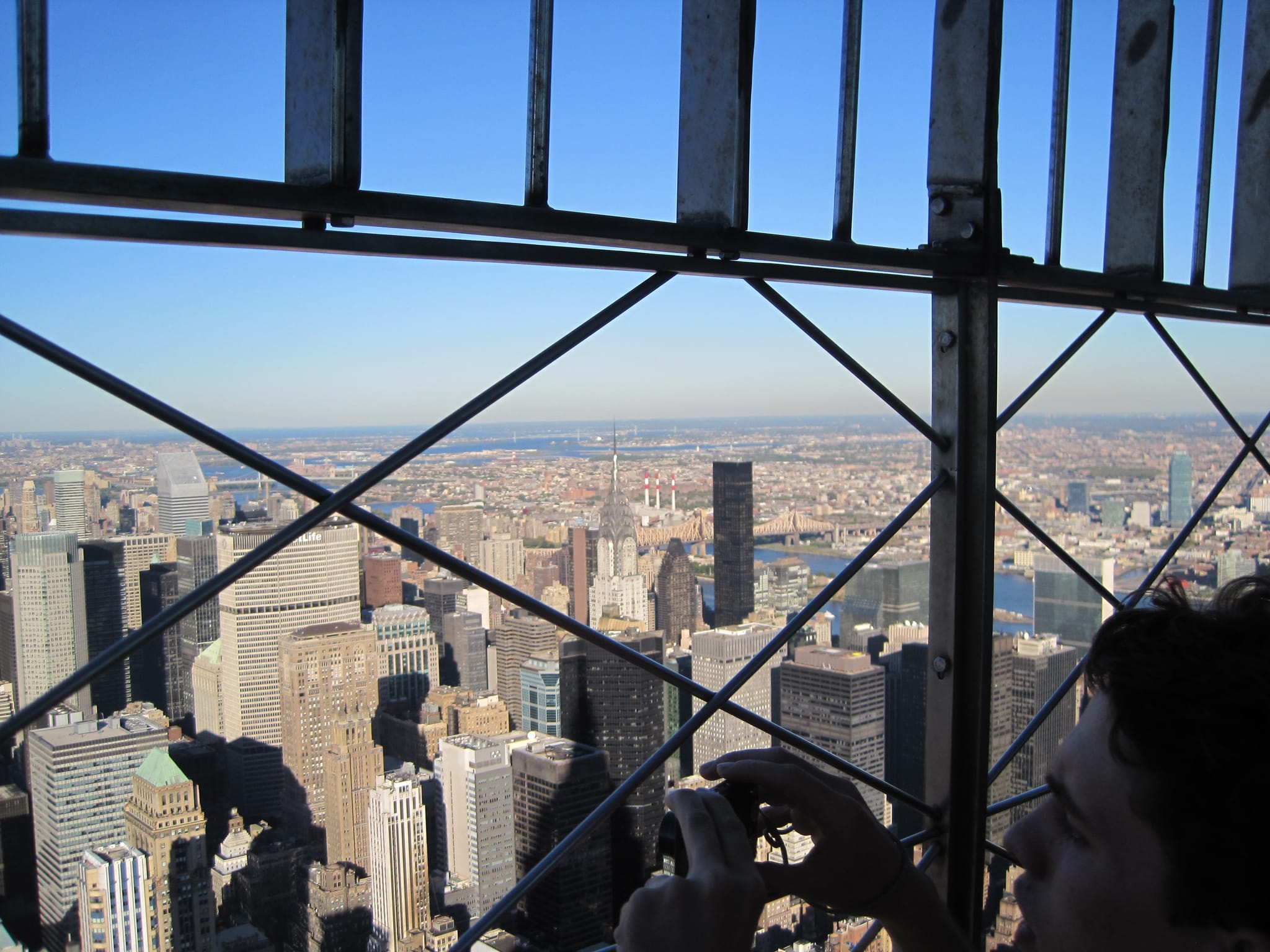 View from the Empire State Building 86th floor - New York City