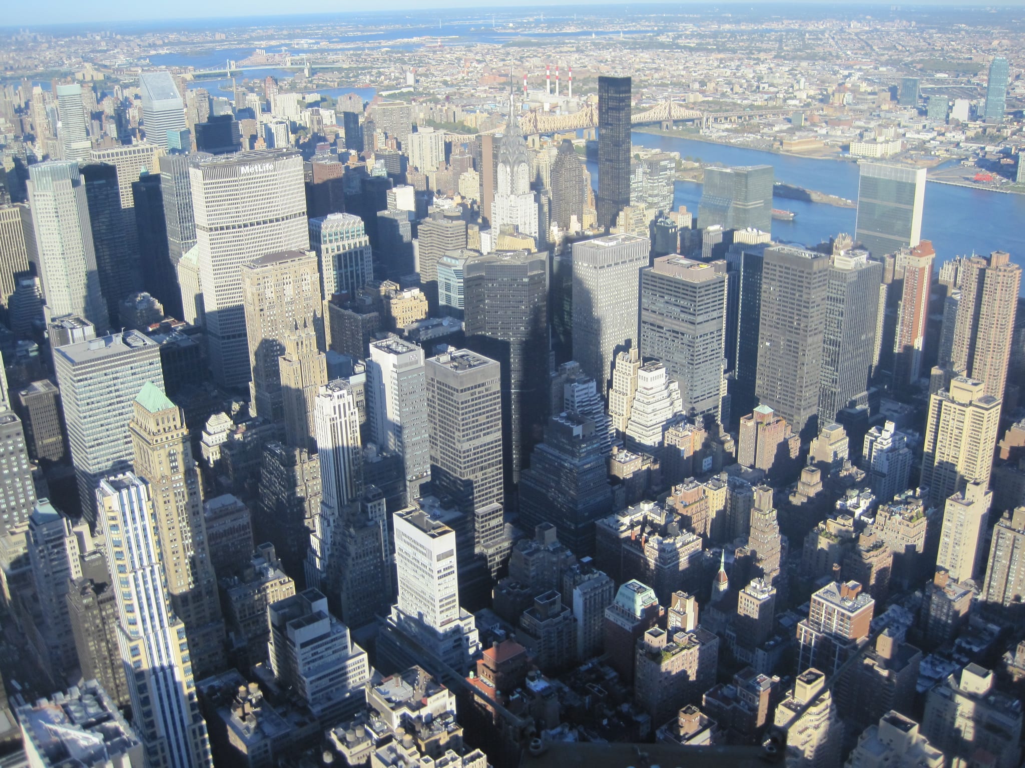Shadow of the Empire State Building - Manhattan Island - New York City