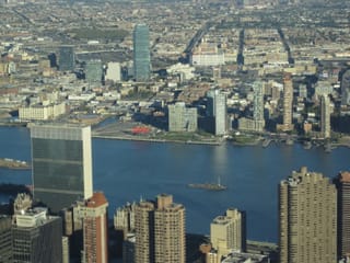 Looking toward Long Island from the Empire State Building - Manhattan Island - New York City