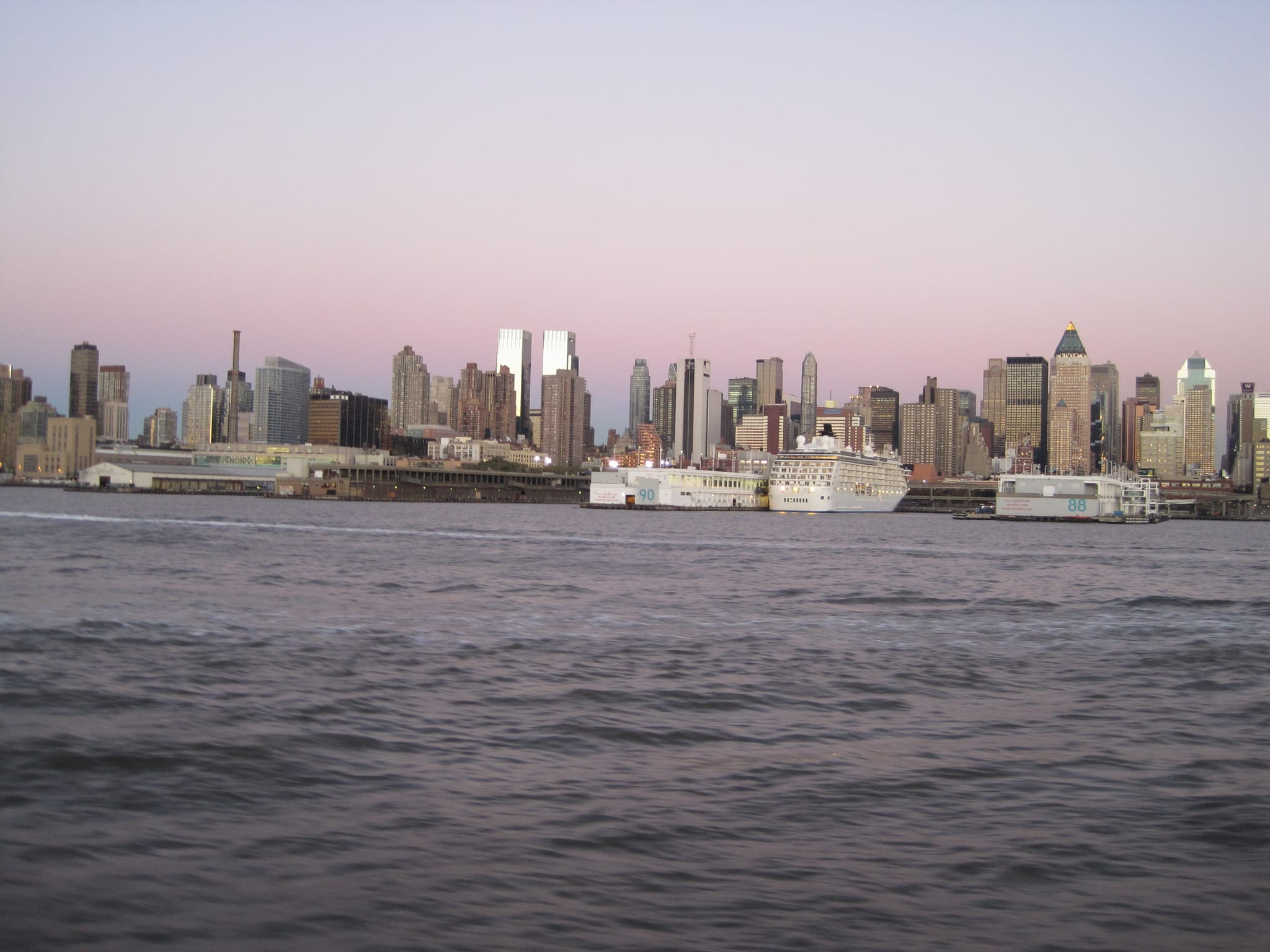 NYC Skyline from the ferry