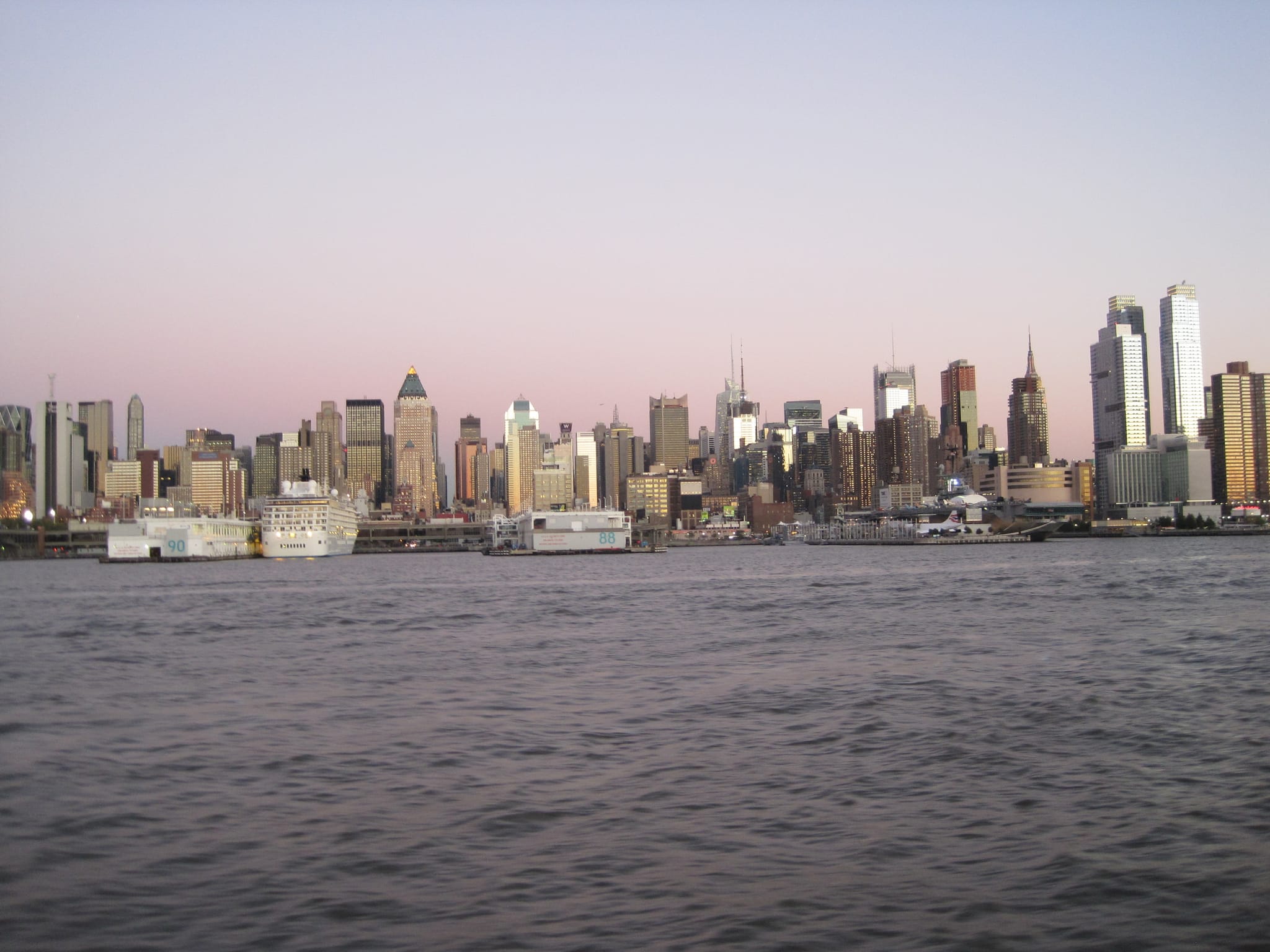 NYC Skyline from the ferry