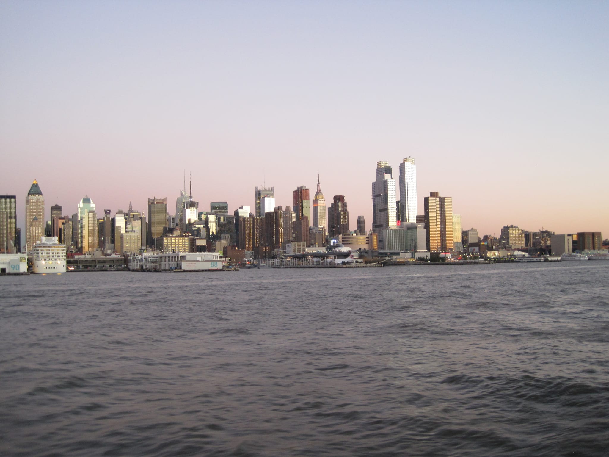 NYC Skyline from the ferry