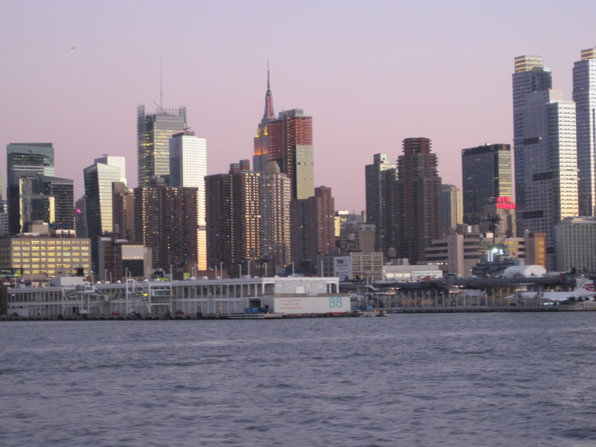 NYC Skyline from the ferry